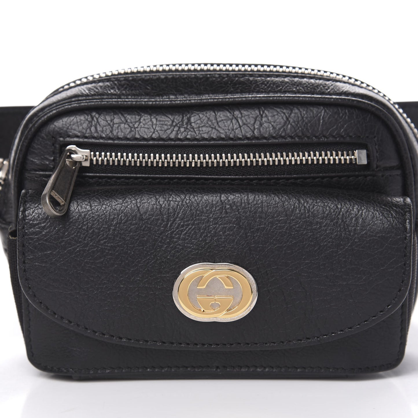 Fluffy Calfskin Mini Morpheus Belt Bag 70 28 Black