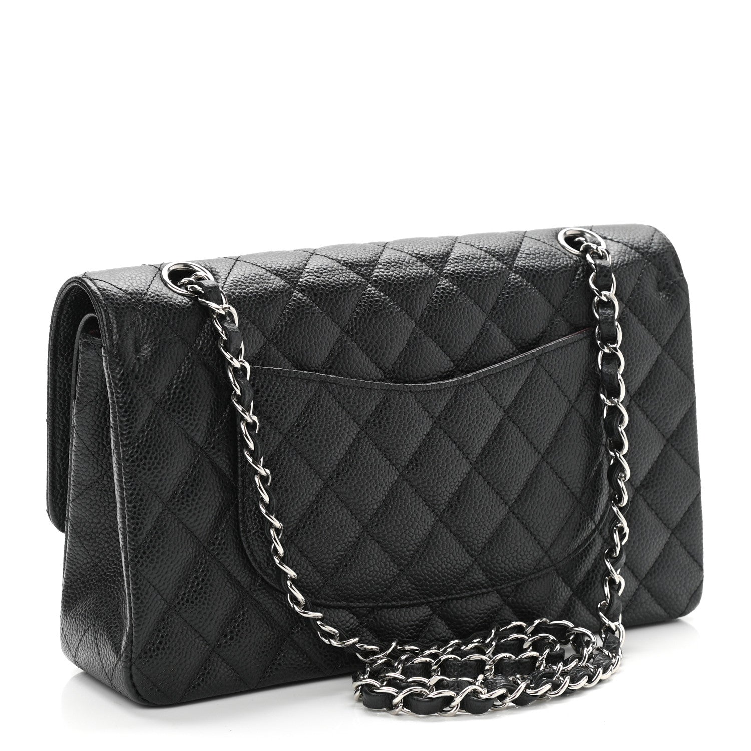 Chanel Caviar Quilted Medium Double Flap Black 3 of 11