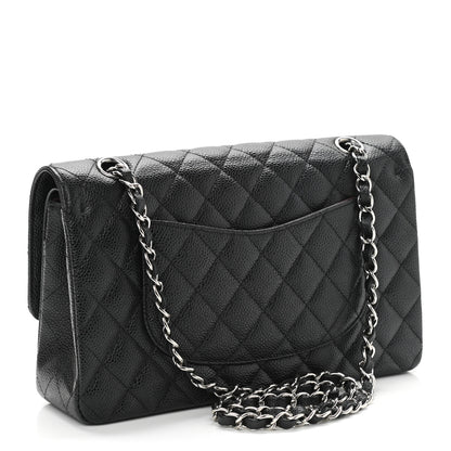 Chanel Caviar Quilted Medium Double Flap Black 3 of 11