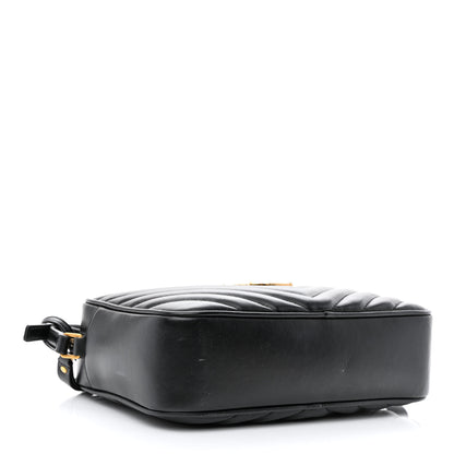 Saint Laurent Calfskin Matelasse Monogram Lou Camera Bag Black 4 of 11