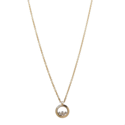 Chopard 18K Yellow Gold 5 Happy Diamonds Pendant Necklace 1 of 6