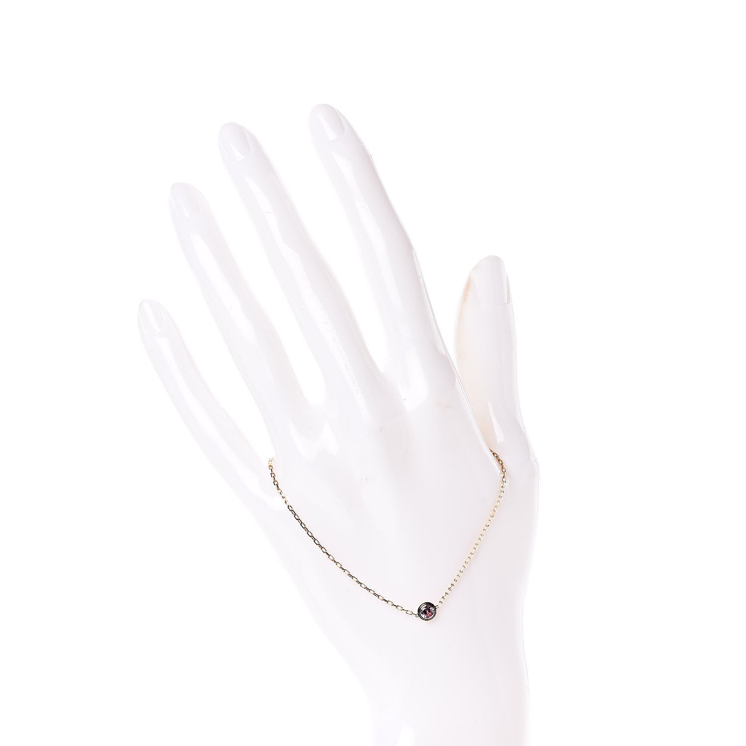 Cartier 18K Pink Gold Pink Sapphire D'Amour Bracelet 2 of 5