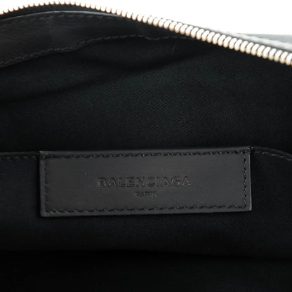 Balenciaga Rubber Calfskin Marble Clip M Black 6 of 7