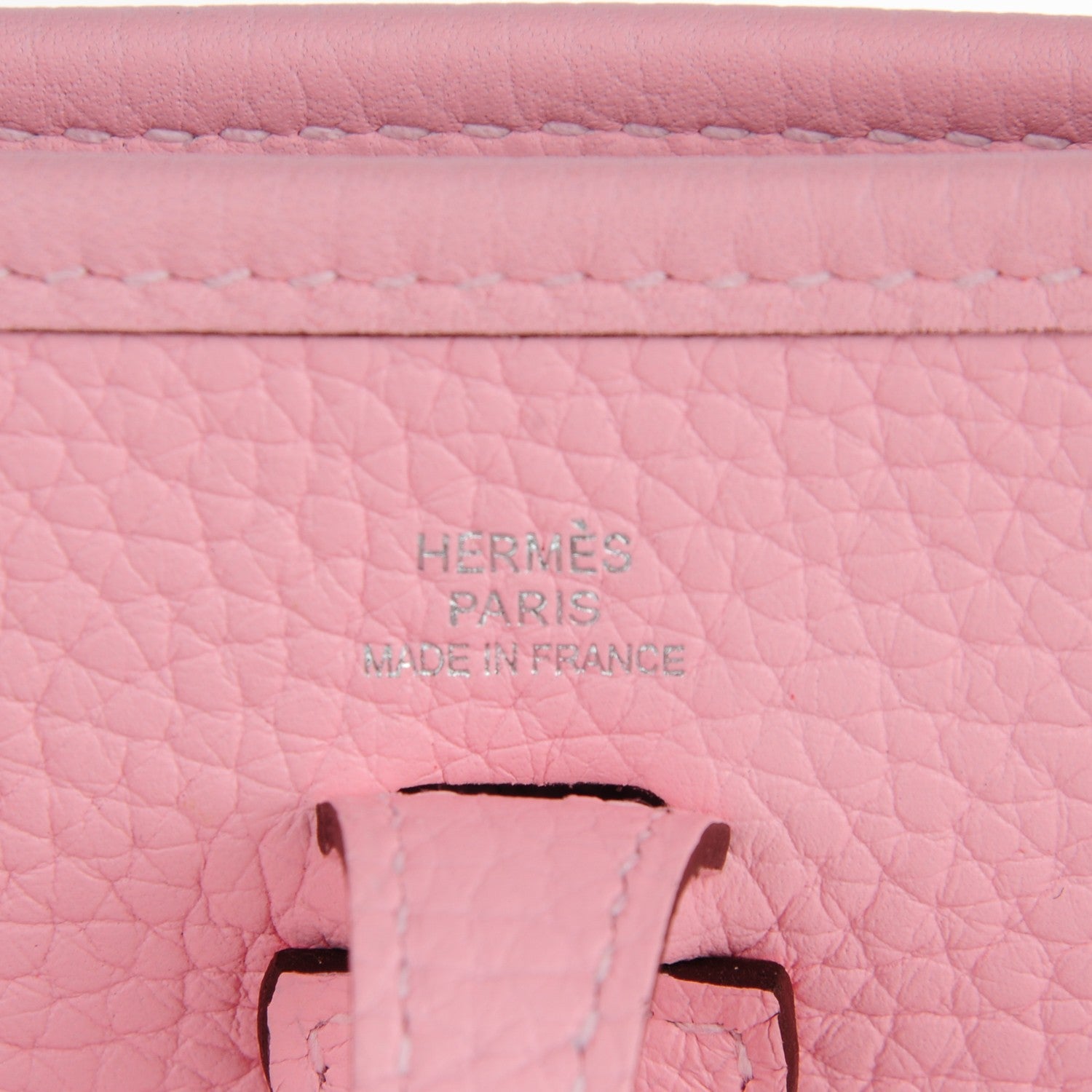 Hermes Taurillon Clemence Evelyne TPM Rose Sakura 8 of 11