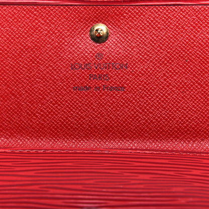 Louis Vuitton Epi Elise Wallet Castillan Red 8 of 13
