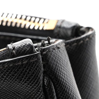 Prada Saffiano Large Galleria Double Zip Tote Black 10 of 10