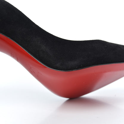 Christian Louboutin Veau Velours Pigalle Follies 100 Pumps 35.5 Black 10 of 20