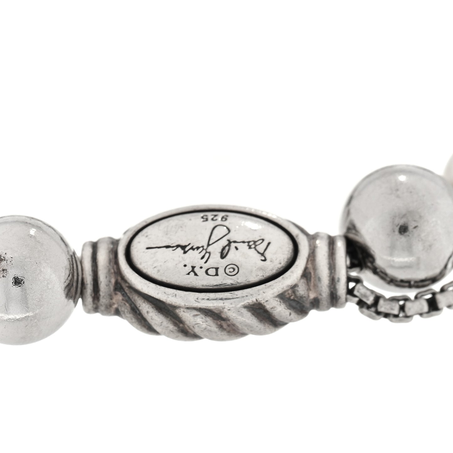 Sterling Silver Pearl 8mm Spiritual Bead Bracelet