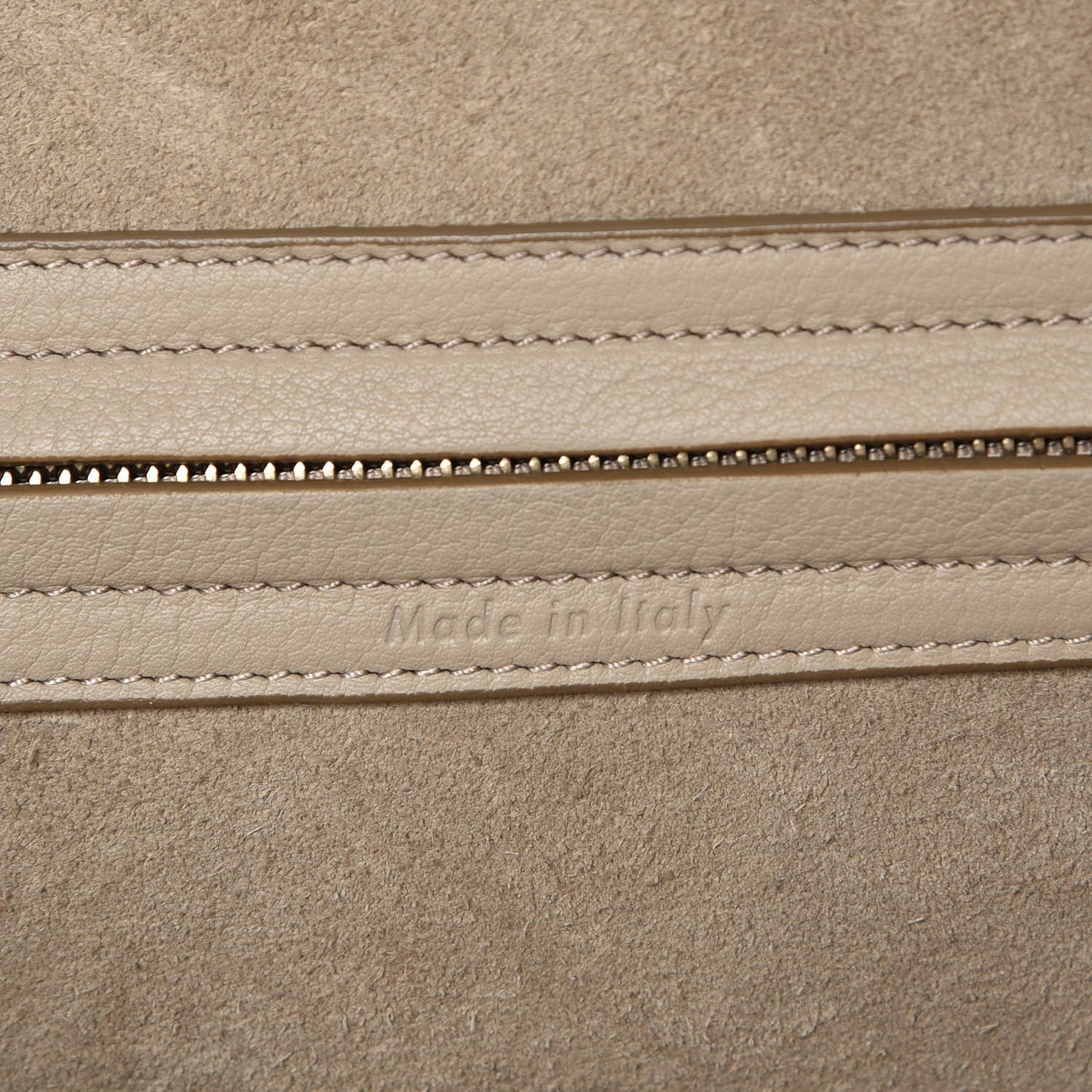 Supple Calfskin Medium Phantom Luggage Beige