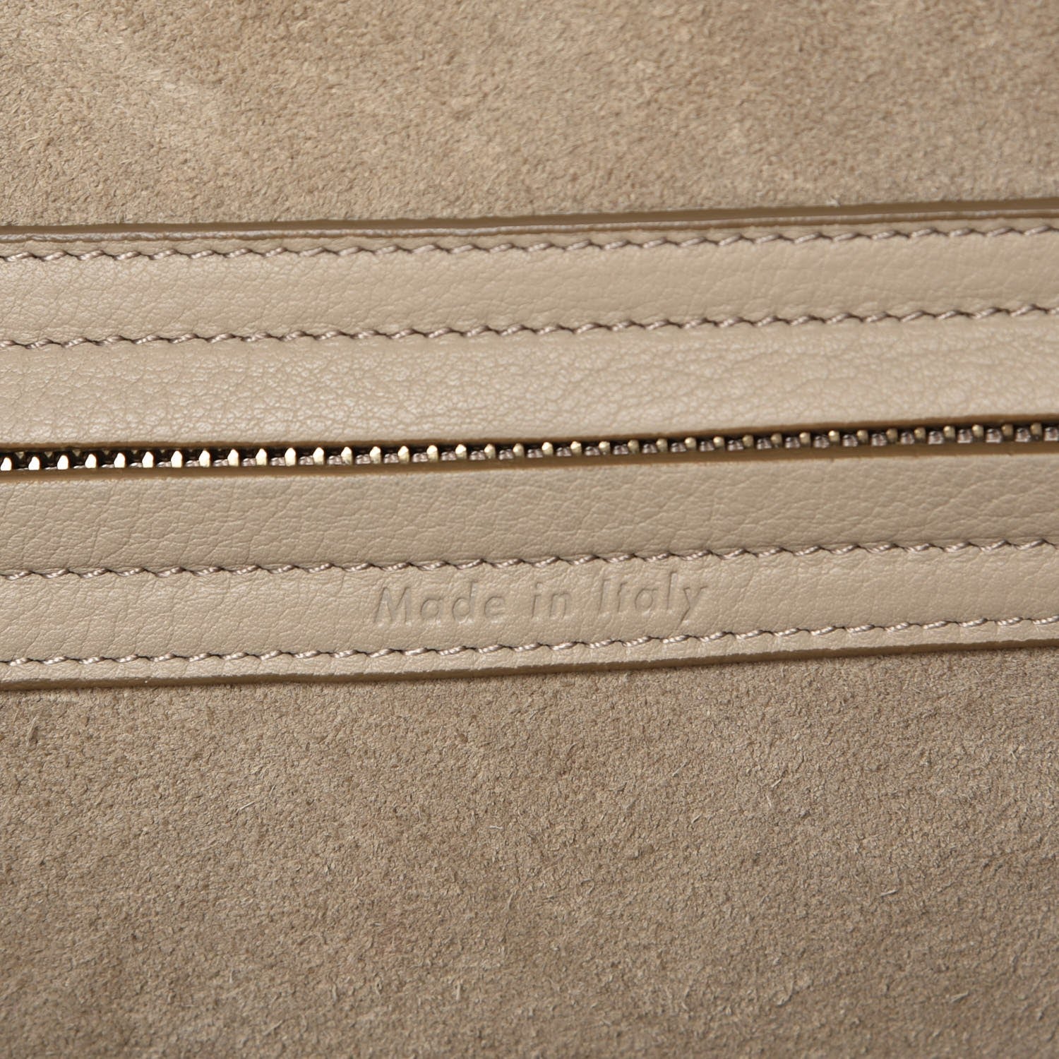 Celine Supple Calfskin Medium Phantom Luggage Beige 6 of 8