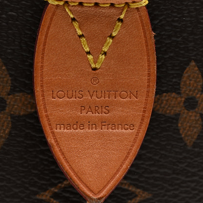 Louis Vuitton Monogram Speedy Bandouliere 20 Black 6 of 9