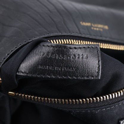 Saint Laurent Plunged Lambskin Calypso Black 9 of 11