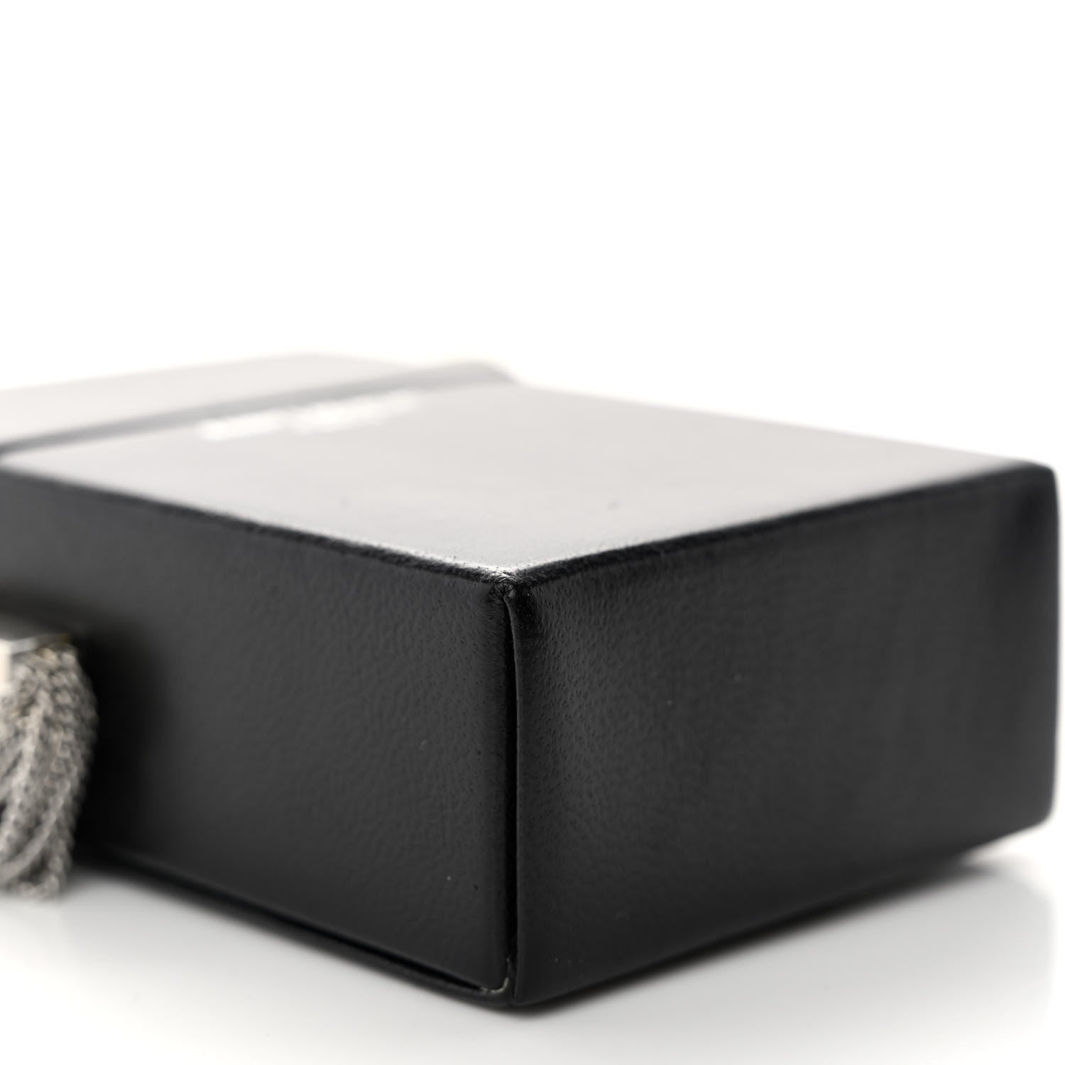 Saint Laurent Lambskin Smoking Box Crossbody Black 9 of 11