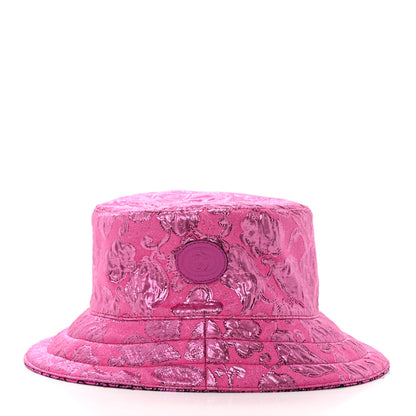 Gucci Canvas Lame GG Monogram Reversible Bucket Hat Fuxia Pink 12 of 14