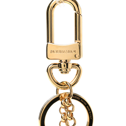 Louis Vuitton Metal Taurillon LV Capucines Bag Charm Key Holder Black 3 of 4