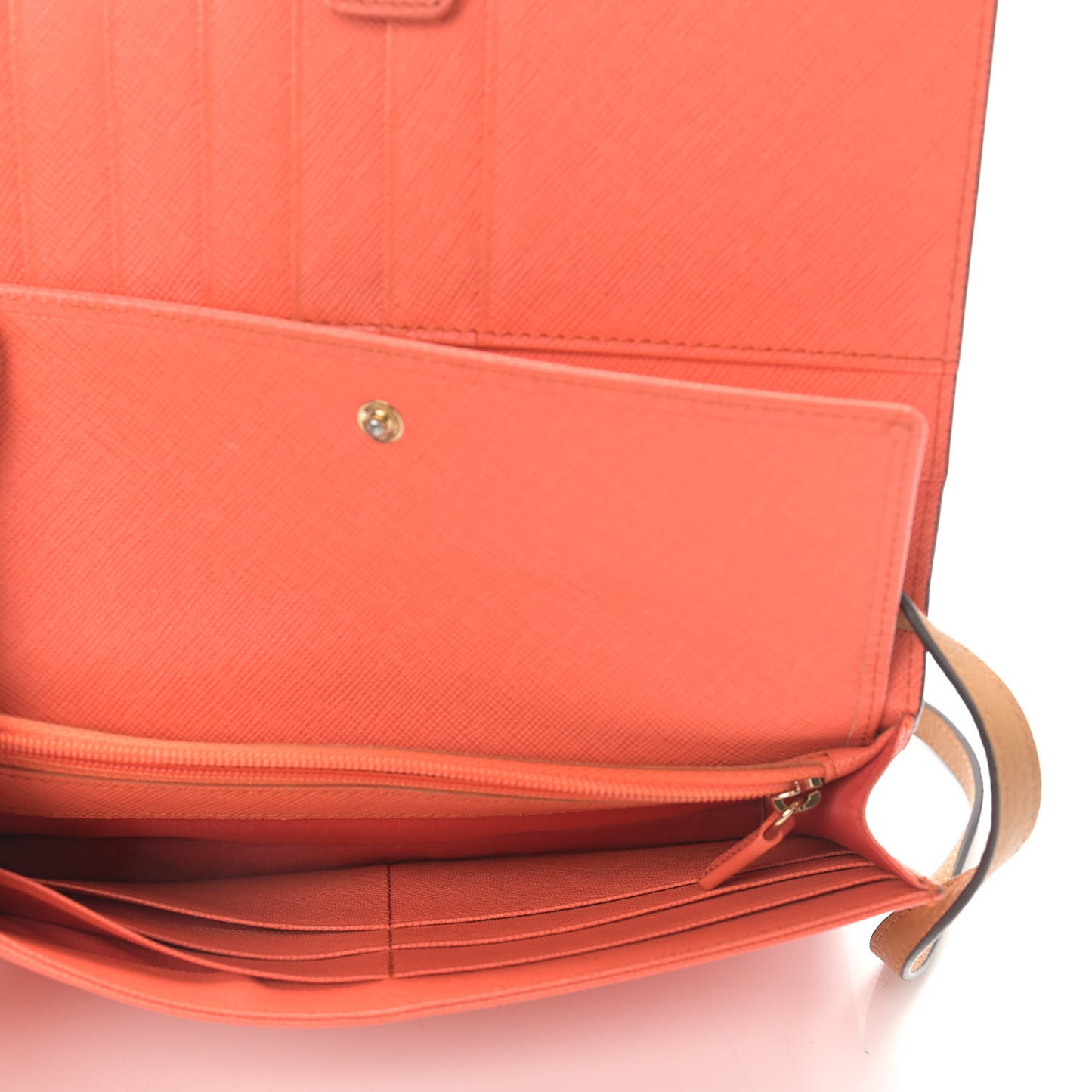 Visetos Chain Wallet Crossbody Cognac Orange