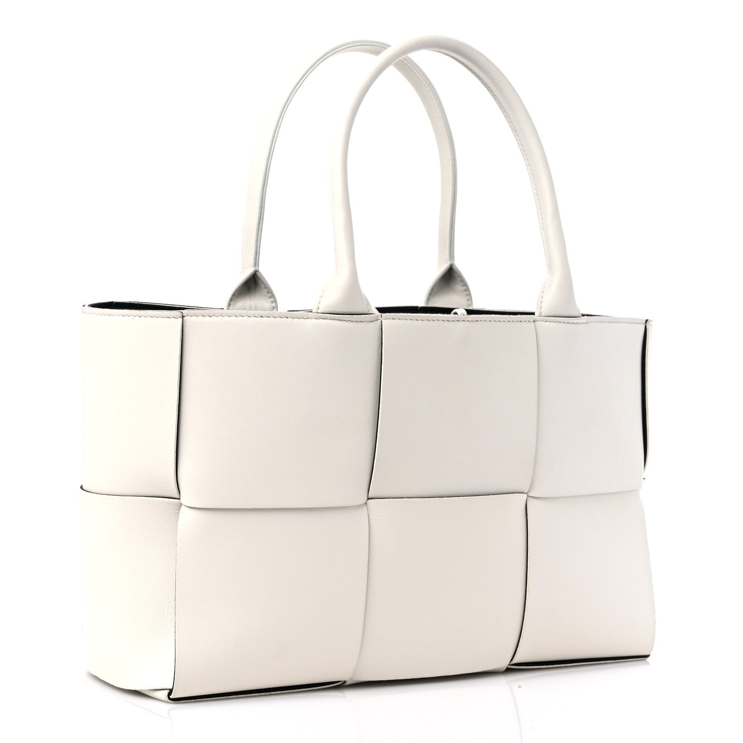 Bottega Veneta Nappa Maxi Intrecciato Small Arco Tote White White 4 of 15