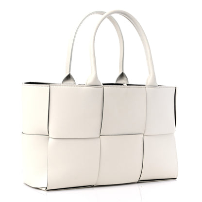 Bottega Veneta Nappa Maxi Intrecciato Small Arco Tote White White 4 of 15