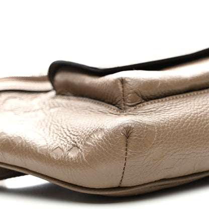 Gucci Piuma Calfskin Jumbo GG Embossed Pocket Belt Bag Good Taupe 8 of 9