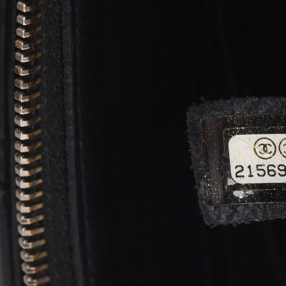 Chanel Lambskin Stitched Shopping Tote Black 7 of 7