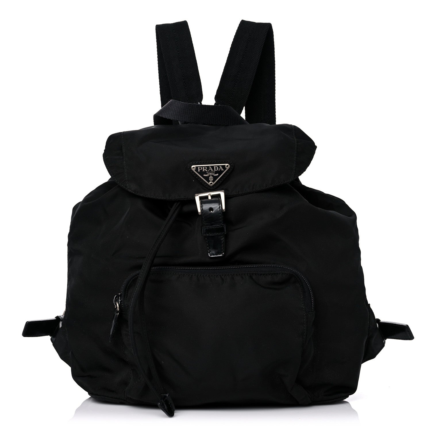 Prada Nylon Vela Mini Cinch Backpack Black 1 of 10