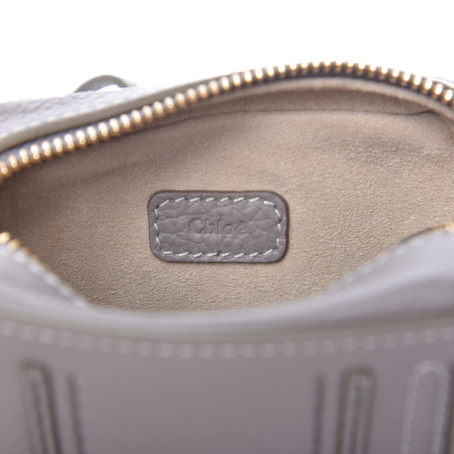 Calfskin Mini Marcie Crossbody Bag Cashmere Grey