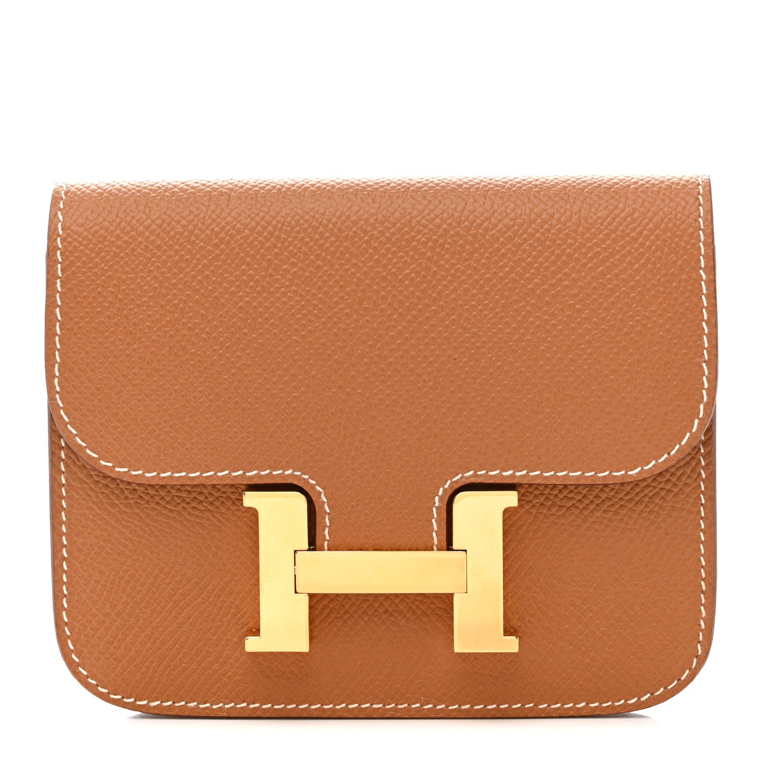 Hermes Epsom Constance Slim Wallet Gold 1 of 11