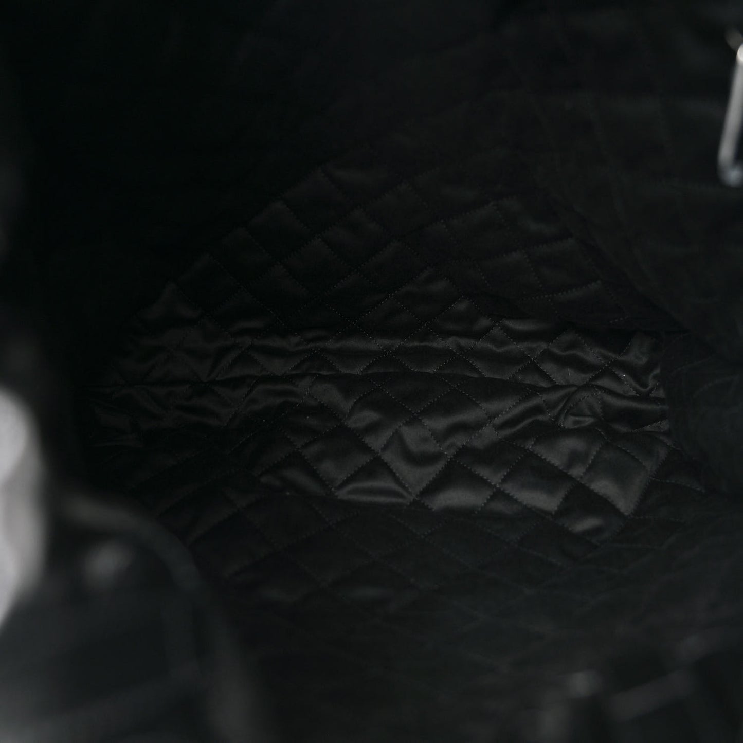 Shiny Calfskin Quilted Chanel 22 Backpack So Black