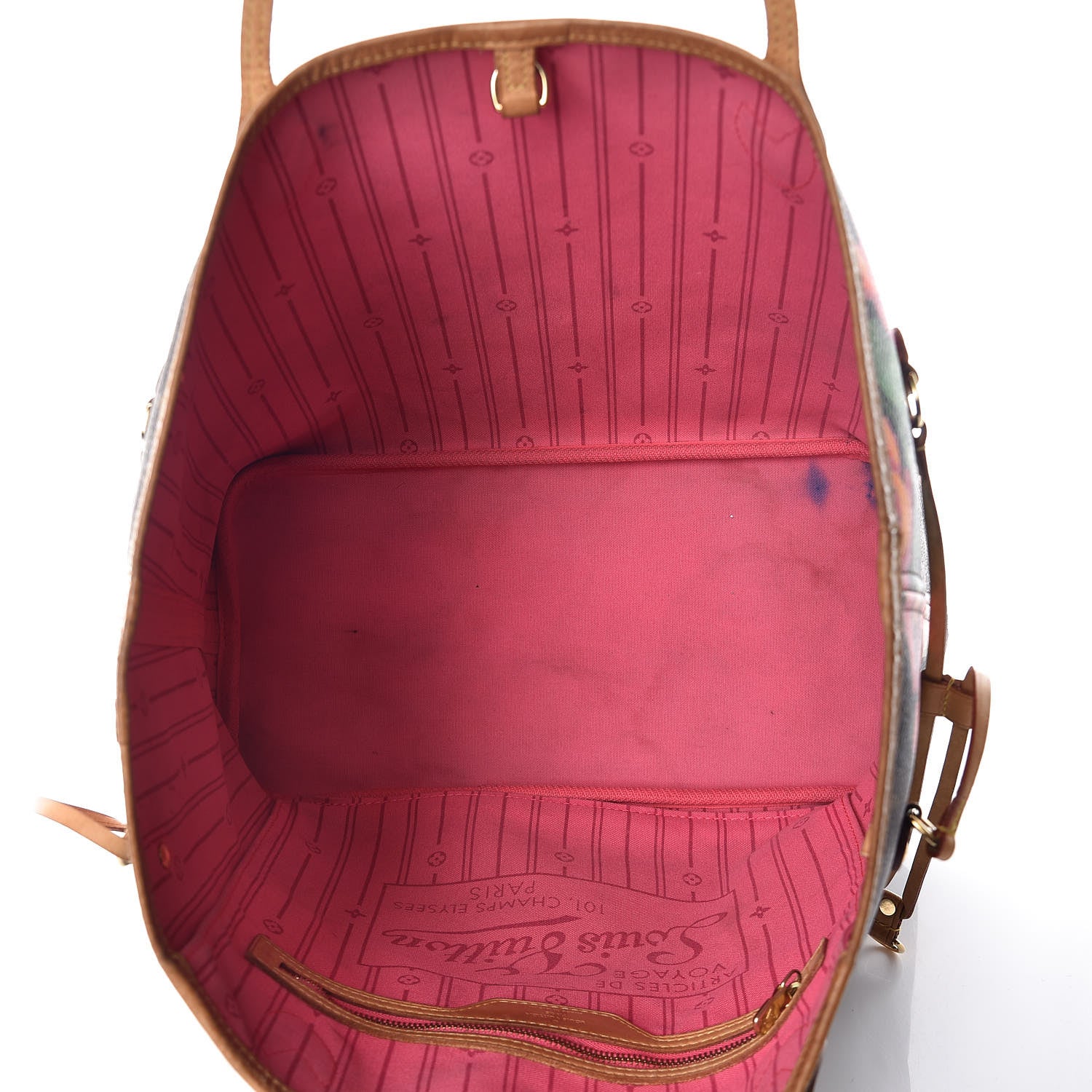 Louis Vuitton Monogram Roses Neverfull MM 7 of 21