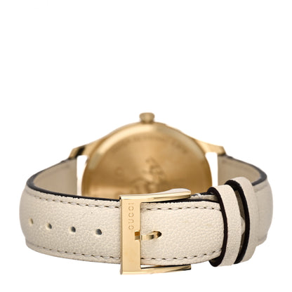 Gucci Stainless Steel Calfskin 36mm G-Timeless Bee Quartz Watch White 3 of 5