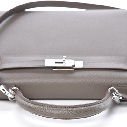 Hermes Epsom Kelly Sellier 28 Etain 18 of 37