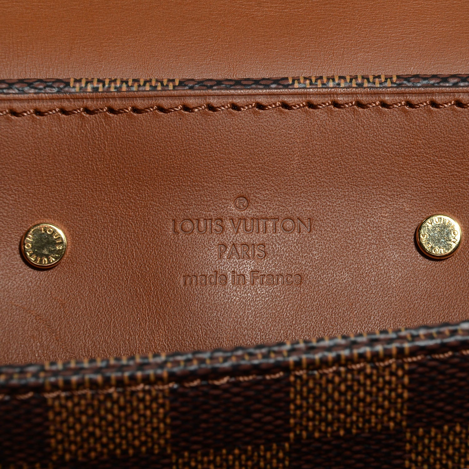 Louis Vuitton Damier Ebene Pochette Ascot 6 of 8
