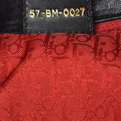 Christian Dior Lambskin Cannage Flap Shoulder Bag Black 7 of 11