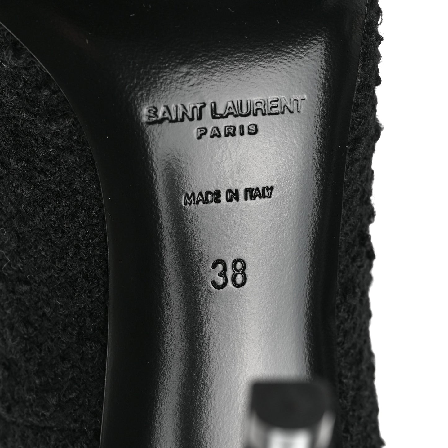 Tessuto Boucle New Ria 105 Pumps 38 Black