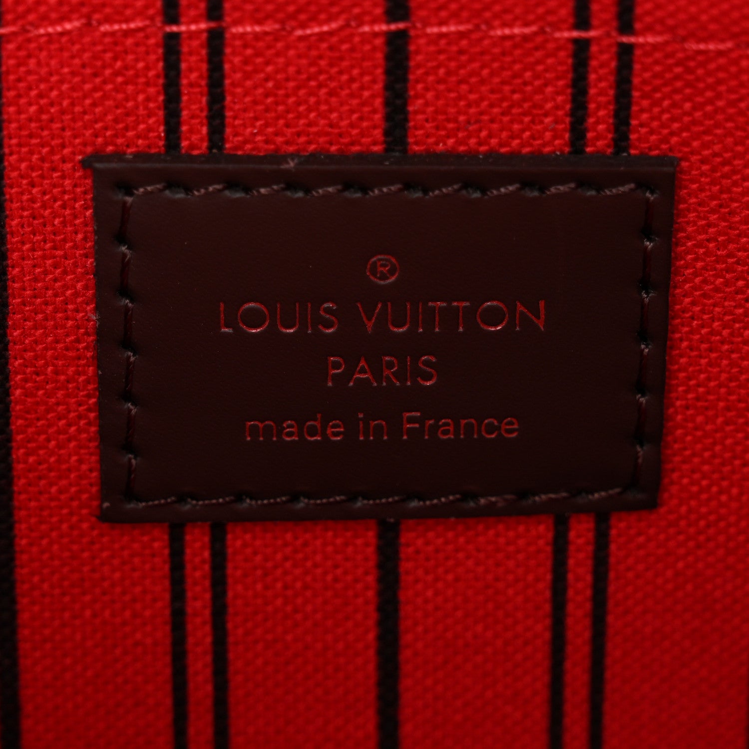 Louis Vuitton Damier Ebene Neverfull MM GM Pochette 6 of 7
