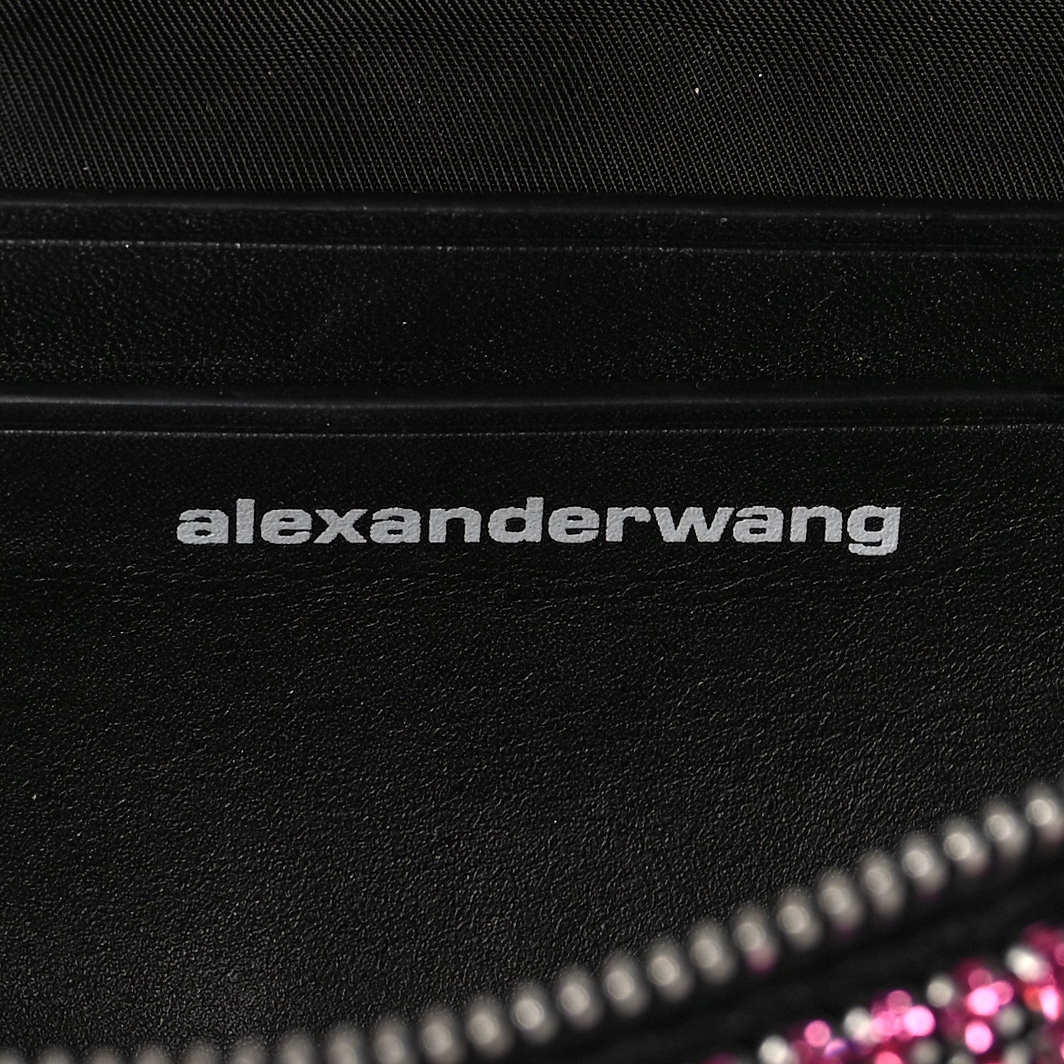 Alexander Wang Rhinestone Mesh Mini Attica Belt Bag Prism Pink 7 of 9