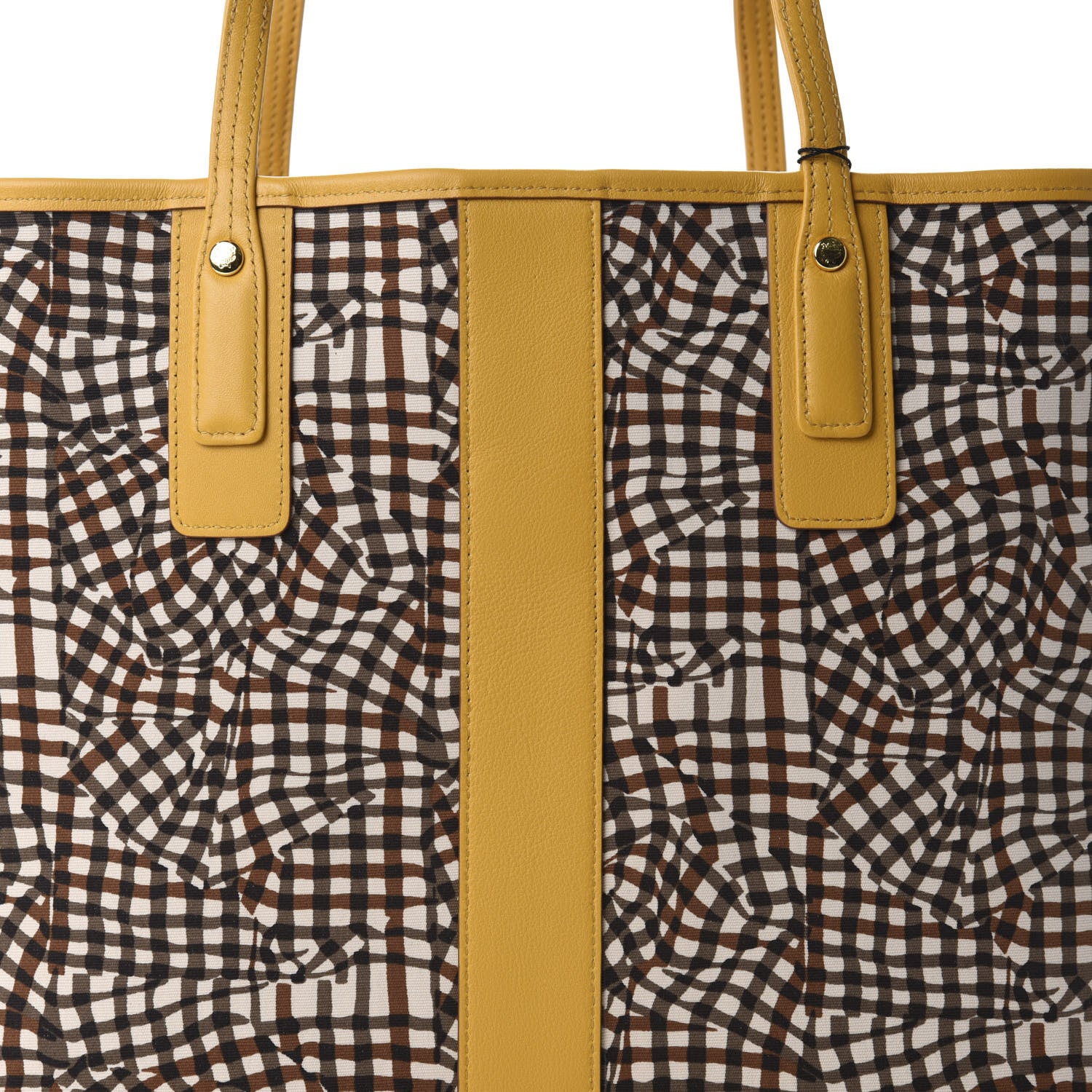 MCM Visetos Medium Liz Reversible Shopper Tote Cognac Yellow 15 of 15