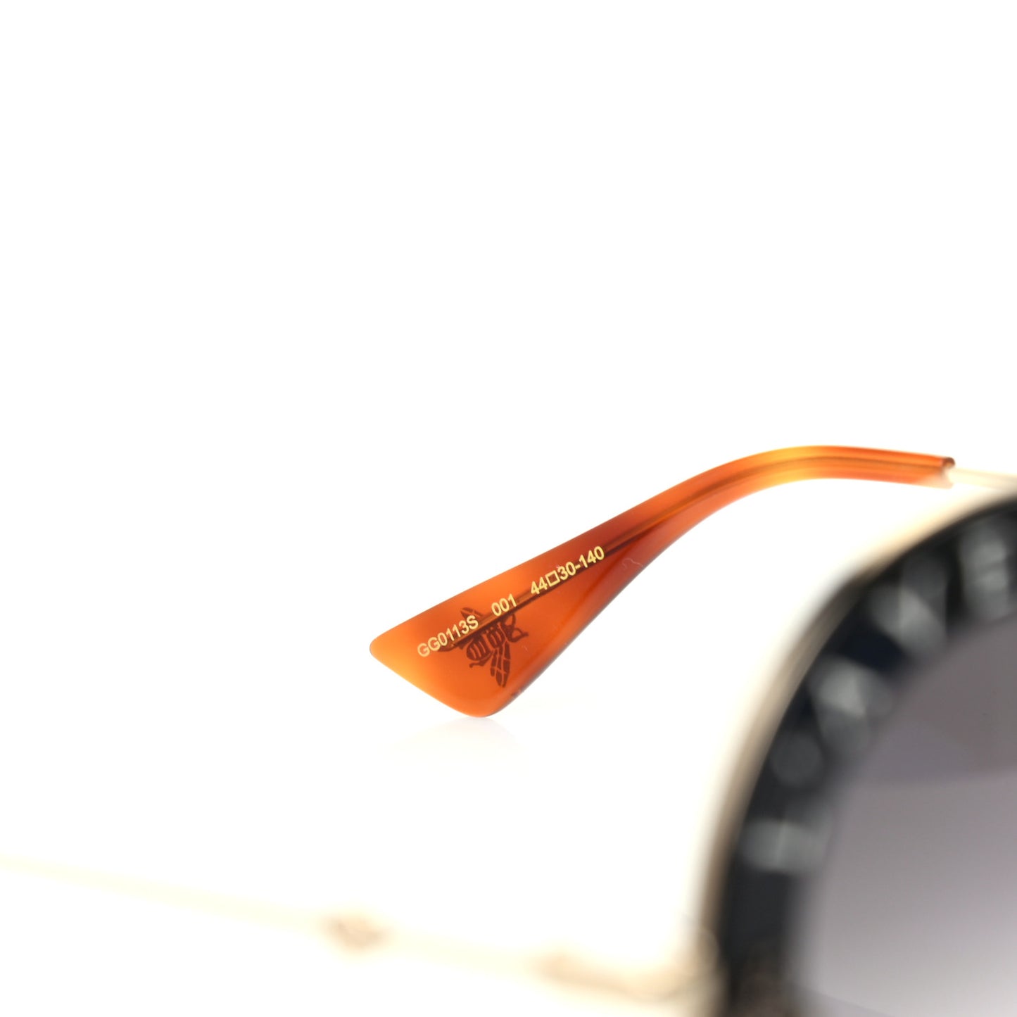 Metal L'Aveugle Par Amour Round Frame Sunglasses GG0113S Black