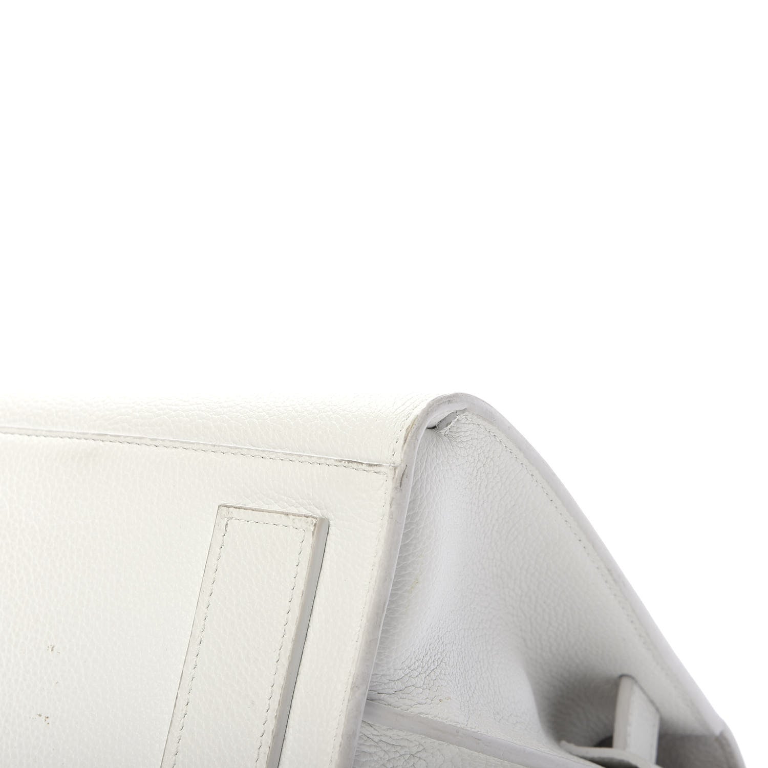 Saint Laurent Grained Calfskin Baby Supple Sac De Jour White 12 of 22