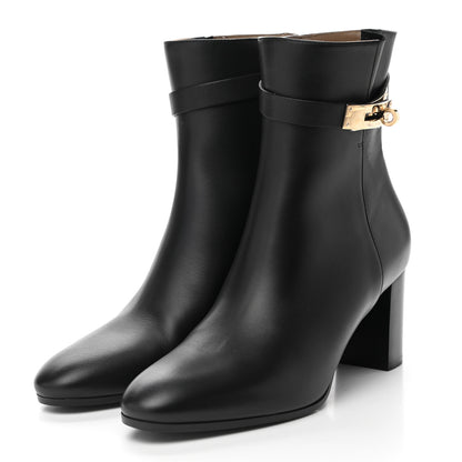 Hermes Calfskin Saint Germain Ankle Boots 39 Black 3 of 12