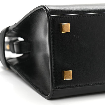Saint Laurent Smooth Calfskin Manhattan Nano Shopper Tote Black 7 of 8