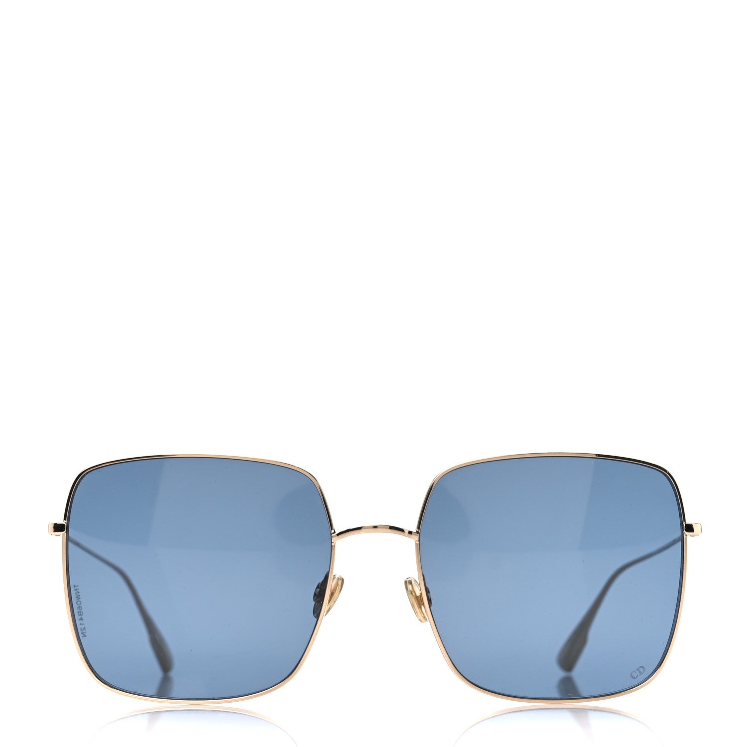 Christian Dior Metal Stellaire 1 Square Sunglasses Gold 2 of 9