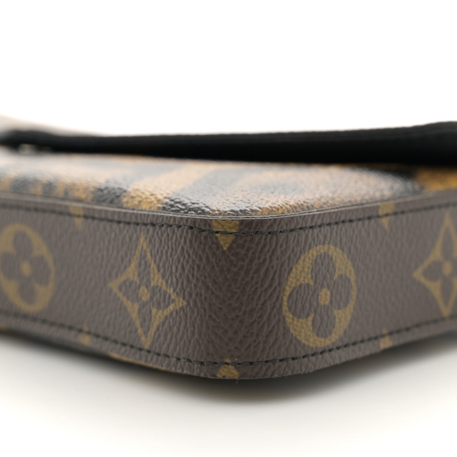 Louis Vuitton Monogram Animal Print Pochette Felicie Chain Wallet 10 of 13