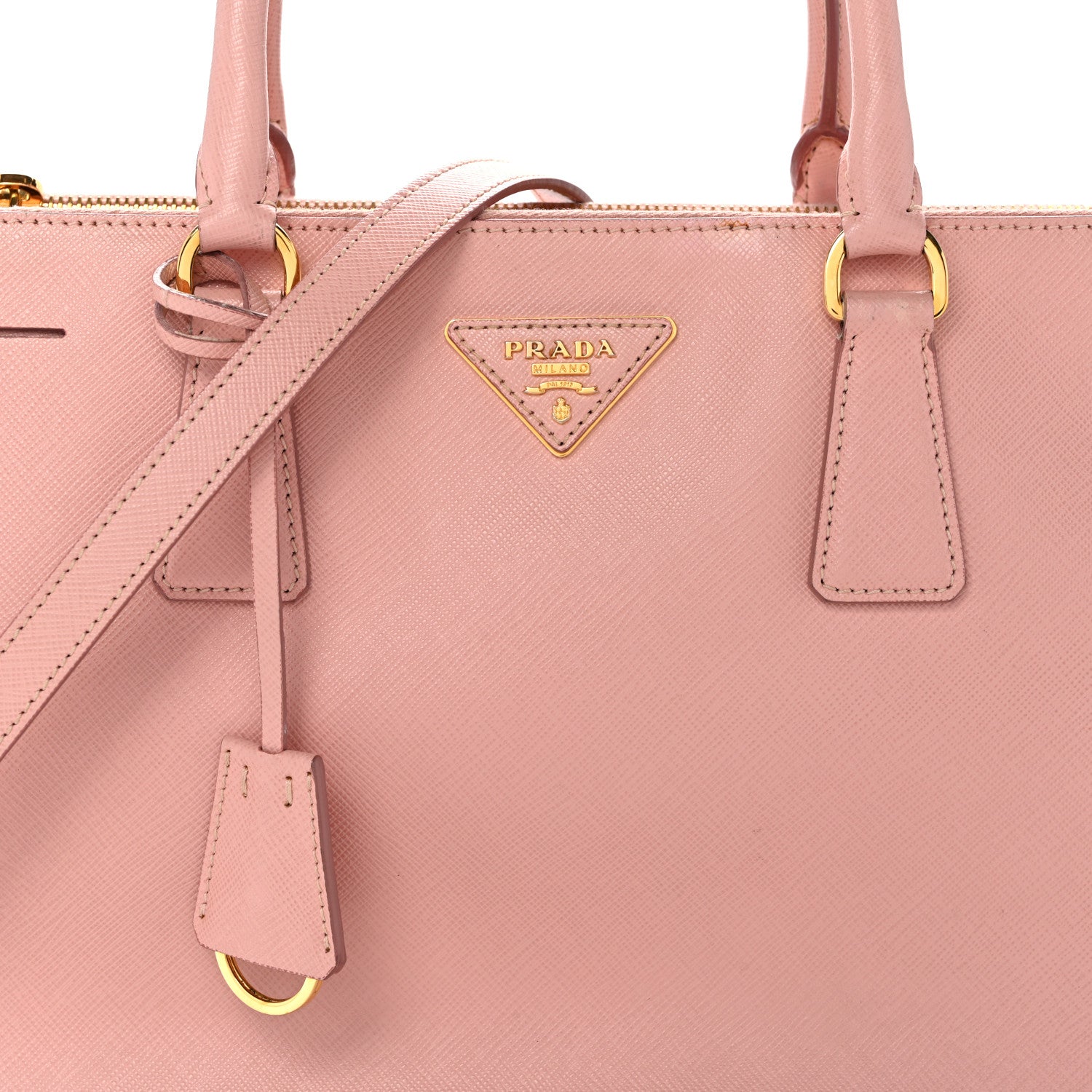 Prada Saffiano Medium Galleria Double Zip Tote Orchidea 8 of 16