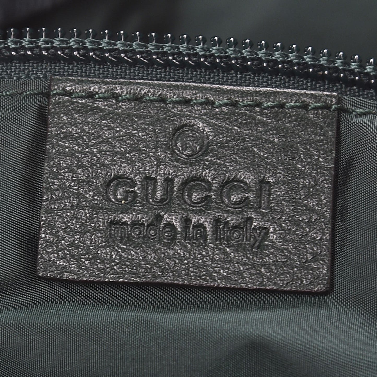 Nylon Monogram Medium Light Double Buckle Backpack Green