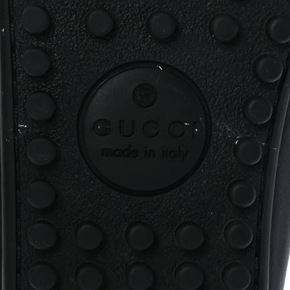 Gucci Miro Soft Calfskin Web Mens Horsebit Driver Loafers 7 Black 8 of 9