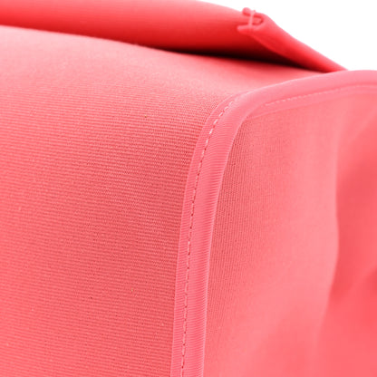 Hermes Vache Hunter Toile Herbag Zip 31 PM Rose Azalee Natural 14 of 16