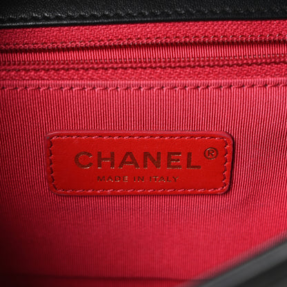 Chanel Lambskin A Real Catch Flap Bag Black 5 of 9