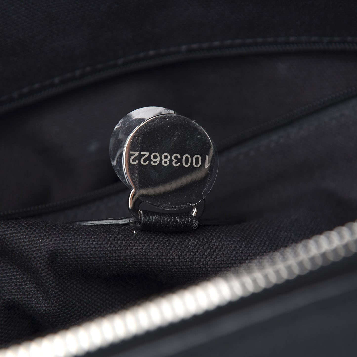 Glossy Goatskin Medium Del Rey Satchel Black
