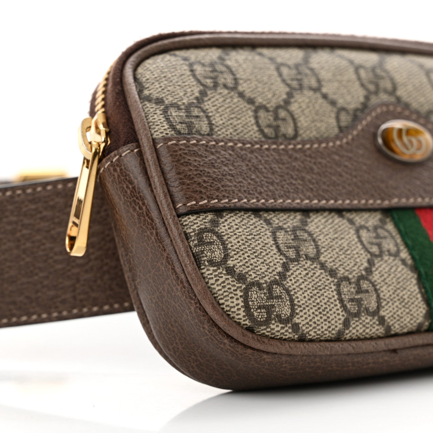 Gucci GG Supreme Monogram Ophidia Belted iPhone Case 85 34 Dark Brown 9 of 13